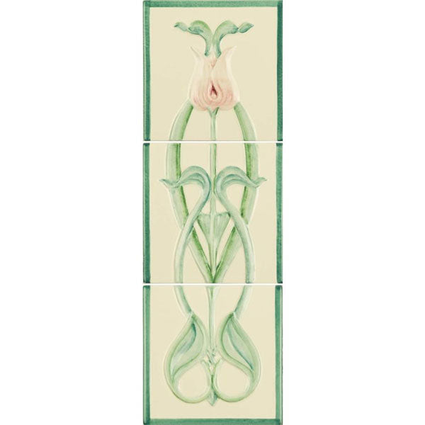 Original Style Angelina Pink Tulip 3-tile Set