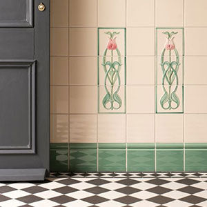 Original Style Angelina Pink Tulip 3-tile Set