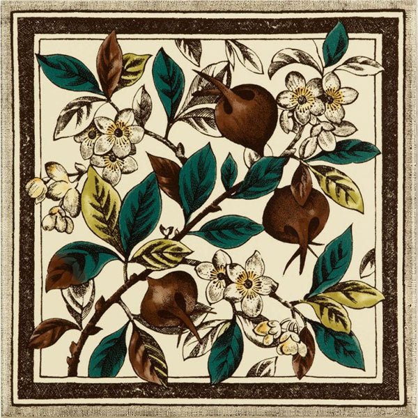 Original Style Apple Blossom Single Decor Tile