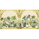 Original Style Arch and Ivy Blue Border Tile