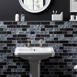 Original Style Bianco Marble Brickbond Mosaics
