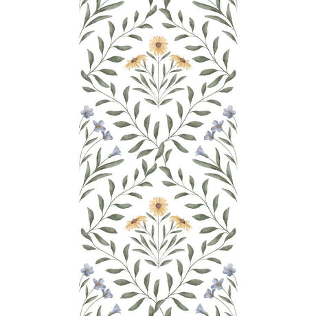 Original Style Arts & Crafts Flora Blue Tile