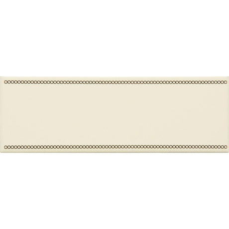 Original Style Beaded Charcoal Grey on County White Border