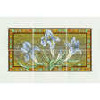 Original Style Blue Iris 6-tile Panel