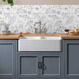 Original Style Cottage Garden Brickbond Blue Panels