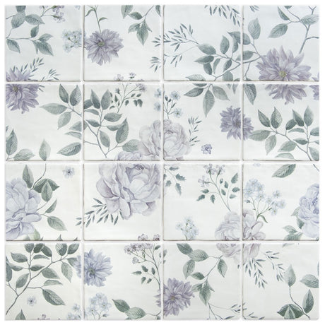 Original Style Cottage Garden Panel (16 Tiles)
