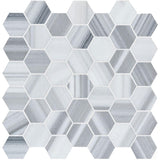 Original Style Cumulus Stone Hexagon Mosaic 30.3 x 29.6cm
