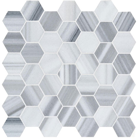 Original Style Cumulus Stone Hexagon Mosaic 30.3 x 29.6cm
