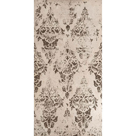 Original Style Damask Gold Mirror Tile 30 x 60cm