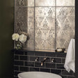 Original Style Damask Gold Mirror Tiles