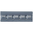 Original Style Dentil Ascot Blue Border