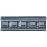 Original Style Dentil Ascot Blue Border