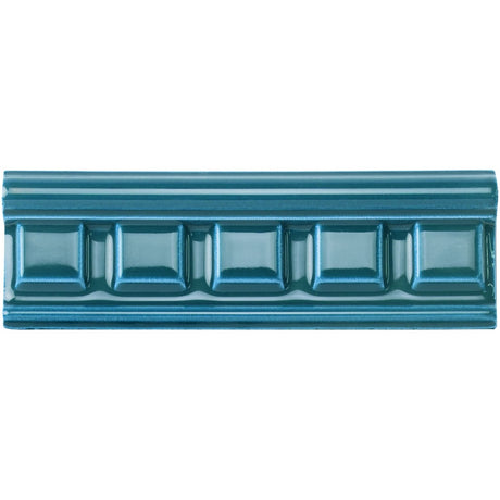 Original Style Dentil Baroque Blue Border