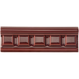 Original Style Dentil Burgundy Border