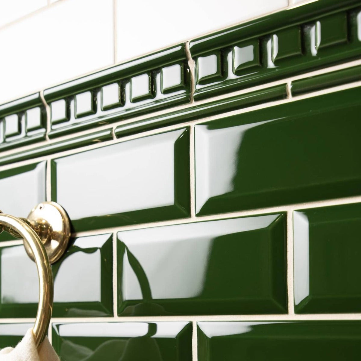 Original Style Dentil Edwardian Green Borders