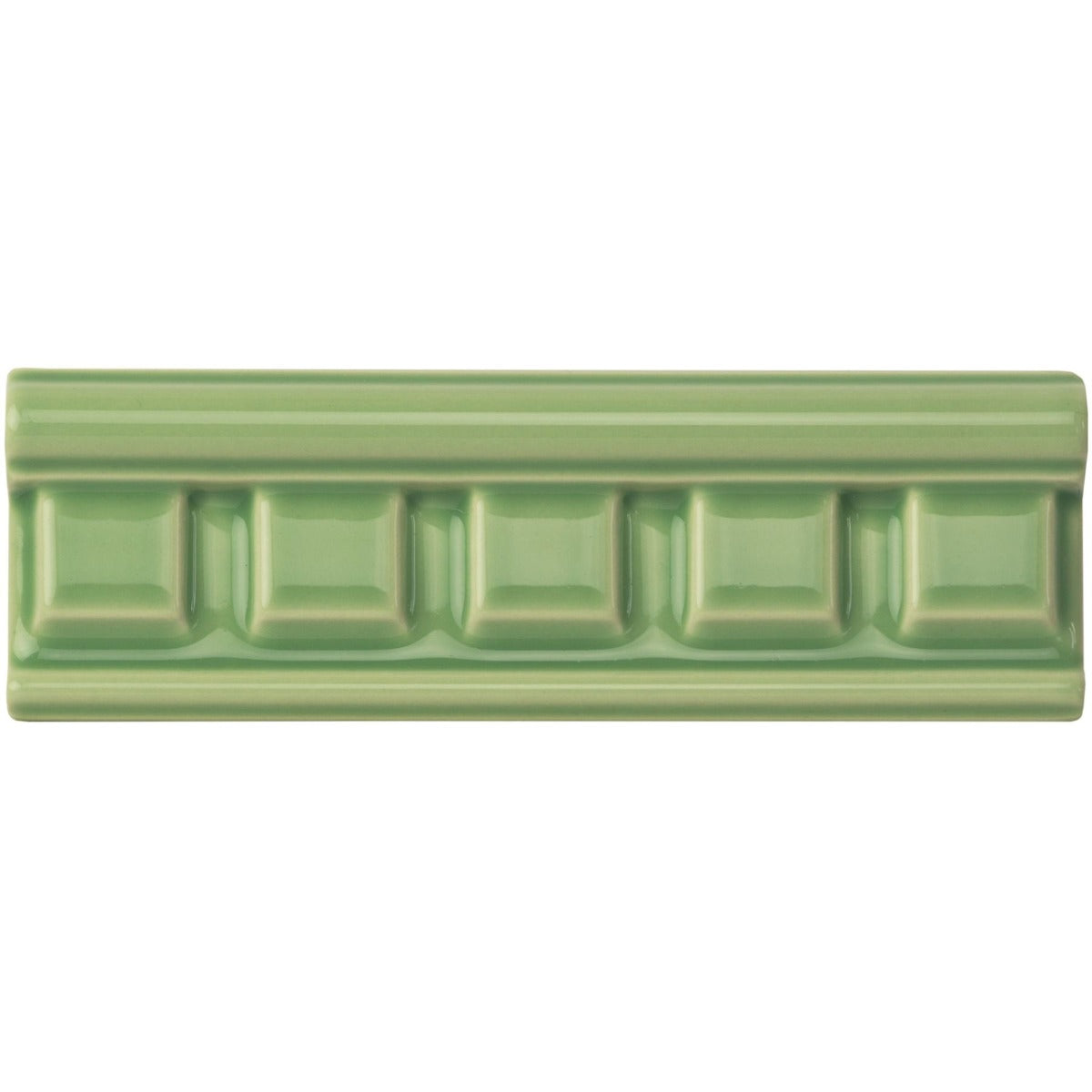 Original Style Dentil Palm Green Border