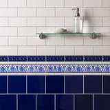 Original Style Dentil Royal Blue Borders