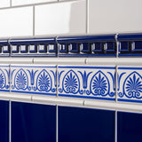 Original Style Dentil Royal Blue Borders