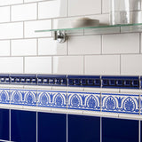 Original Style Dentil Royal Blue Borders