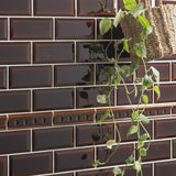 Original Style Dentil Teapot Brown Borders