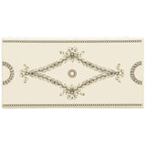 Original Style Diamond Swag Charcoal Grey on County White Border