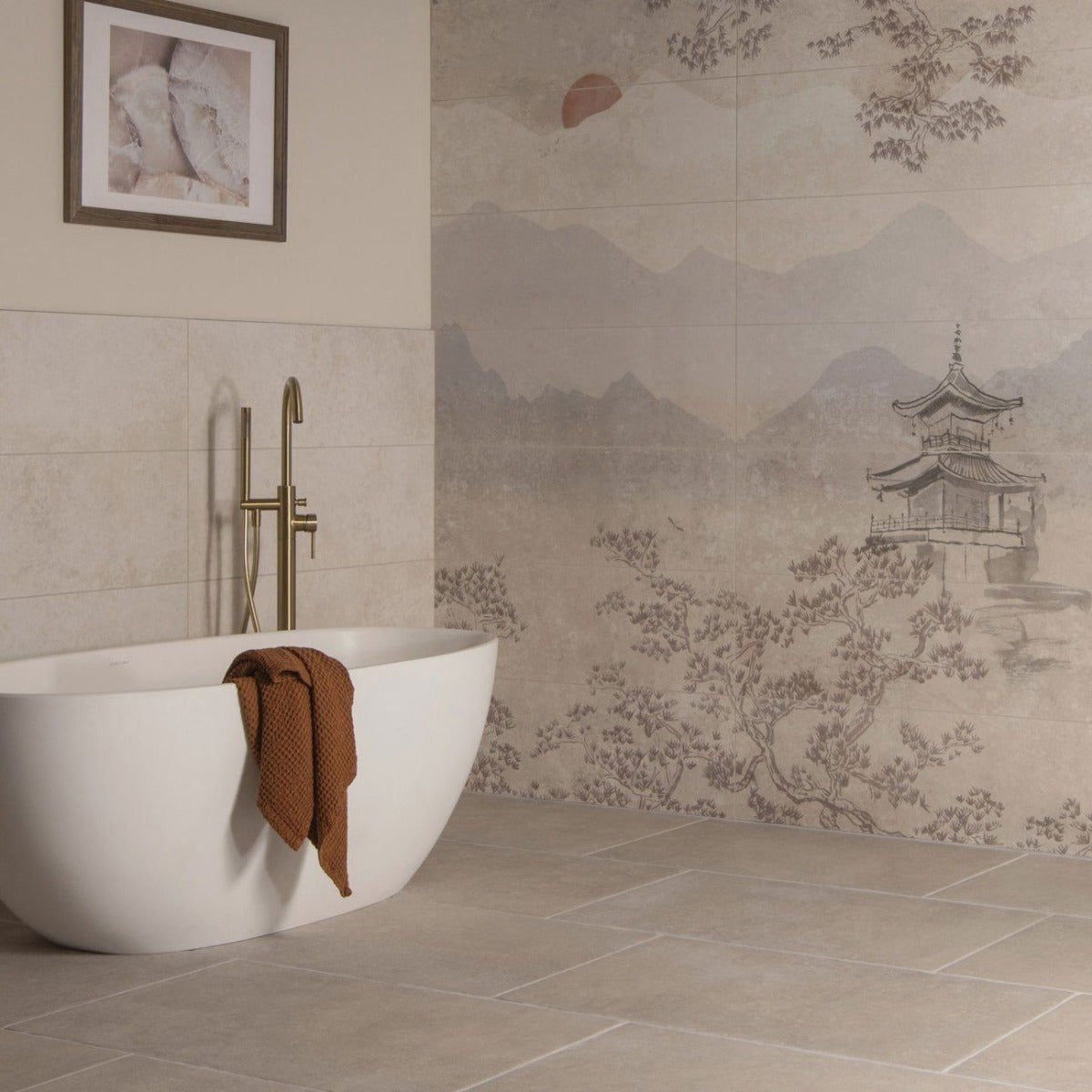 Original Style Eastern Mist Mural (Panel A & B)