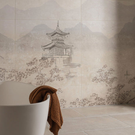 Original Style Eastern Mist Mural (Panels B & C)