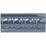 Original Style Egg & Dart Ascot Blue Border