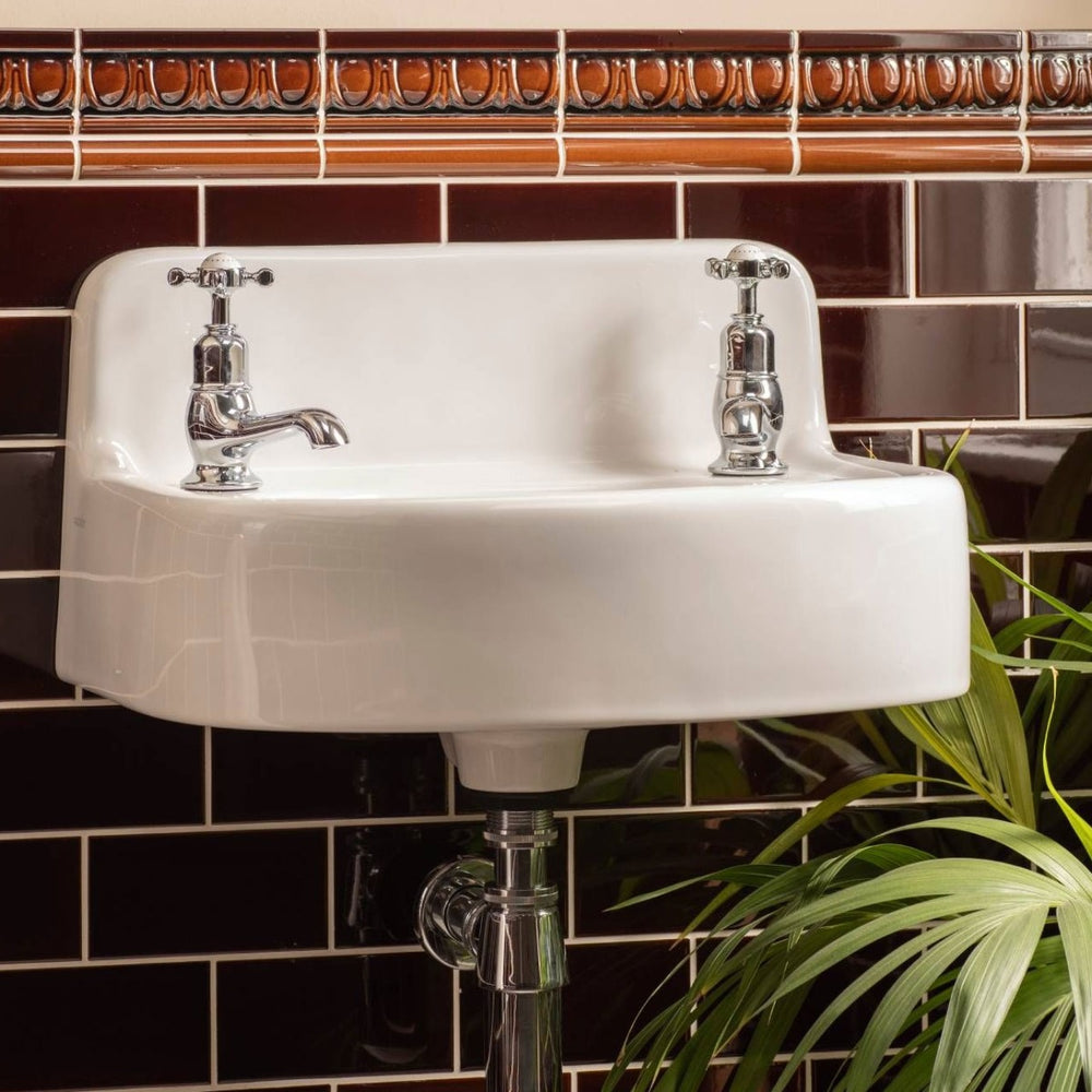 Original Style Egg & Dart Teapot Brown Borders