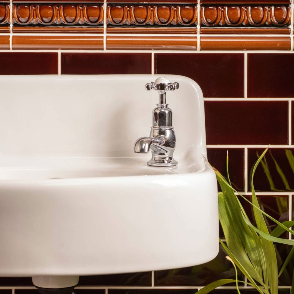 Original Style Egg & Dart Teapot Brown Borders