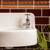 Original Style Egg & Dart Teapot Brown Borders