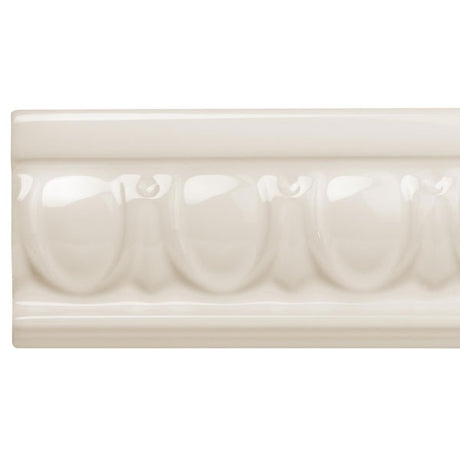 Original Style Egg & Dart Vintage White Border (detail)