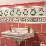 Original Style Elysée on Vintage White Tile
