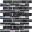 Original Style Fawkes Dark Grey Linear Mosaic 30 x 32.5cm
