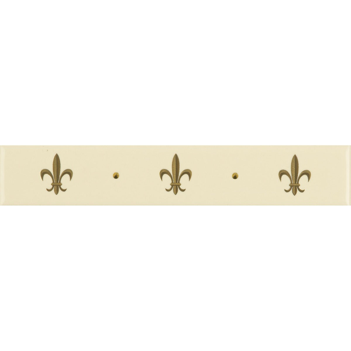 Original Style Fleur de Lis Gold on County White Border