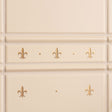 Original Style Fleur de Lis Gold on County White Border