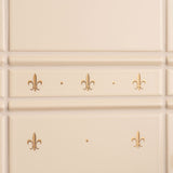 Original Style Fleur de Lis Gold on County White Border