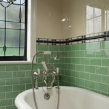 Original Style Glasgow Rose Border on County White