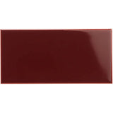 Original Style Half Field Tile Burgundy 