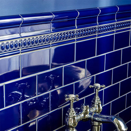 Original Style Half Field Tile Royal Blue