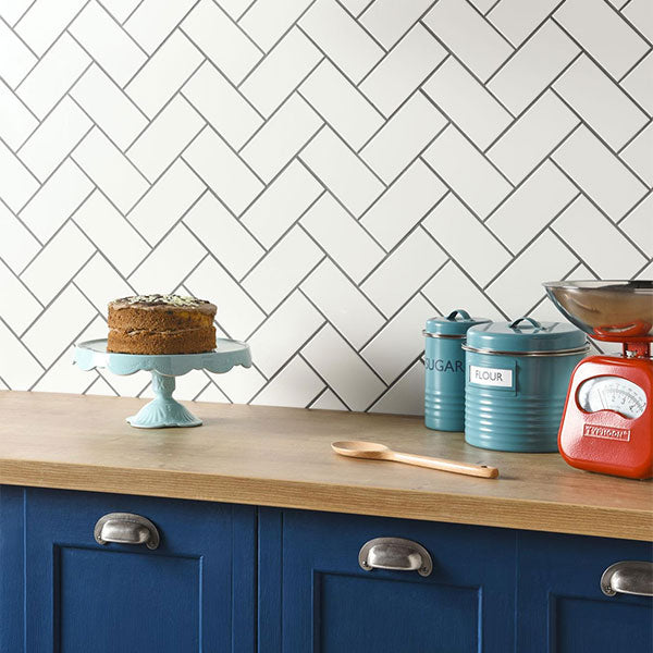 Original Style Half Field Tile Vintage White setting