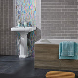 Original Style Half Field Tile Westminster Grey setting