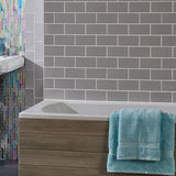 Original Style Half Field Tile Westminster Grey setting