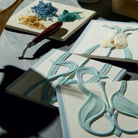 Original Style Henrietta Yellow Tulip 3-tile Set