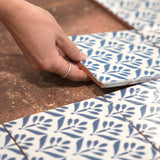 Original Style Jacquard Indigo Tiles