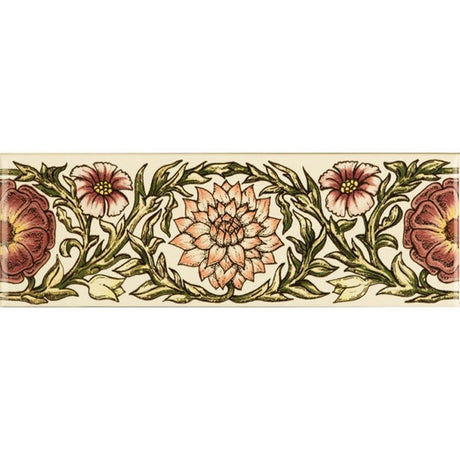 Original Style Knot Garden Pink Border Tile