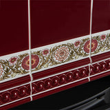 Original Style Knot Garden Pink Border Tile