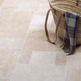 Original Style Levantine Ivory Unfilled & Tumbled Travertine tiles