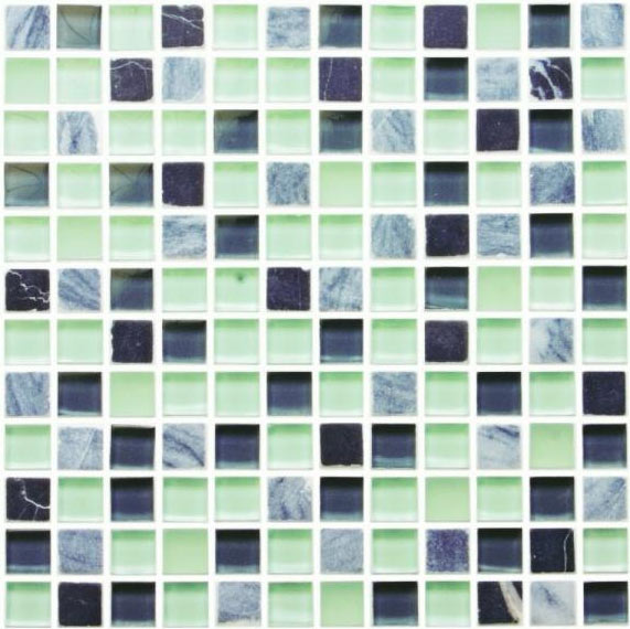 Original Style Lial Mixed Mosaic, tile detail