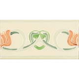 Original Style Lotus Flower Border Tile